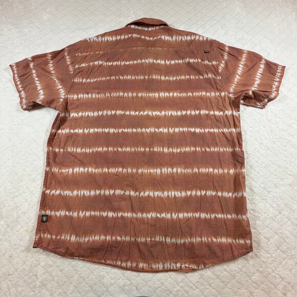 Howler Bros San Gabriel short-sleeve shirt orange/white tie-dye Men’s Sz XL - Picture 6 of 7
